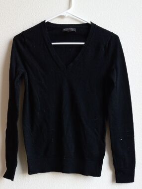 Banana Republic Black Merino Wool Sweater